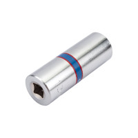 Головка торцевая глубокая шестигранная 1/4", 13 мм KING TONY 223513M