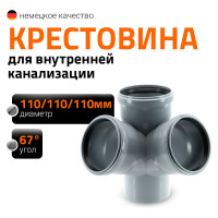 Крестовина двухплоскостная HTED 110x110x110 Ostendorf 115920
