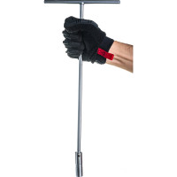 Свечной карданный Т-образный магнитный ключ 16мм, 5/8", 450мм JTC-3649