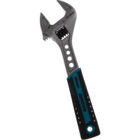 Разводной ключ GROSS 200 мм CrV, двухкомпонентная ручка 15561