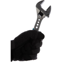 Разводной ключ GROSS 200 мм CrV, двухкомпонентная ручка 15561