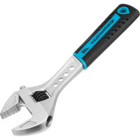 Разводной ключ GROSS 200 мм CrV, двухкомпонентная ручка 15561