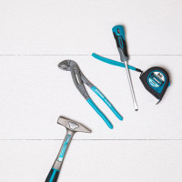 Переставные клещи GROSS обливные рукоятки, хром-ванадий, 240 мм 15715