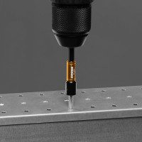 Набор бит с торцевыми головками (8, 10, 12, 13 мм, S2, магнит. Nut-Driver) Gross 11627