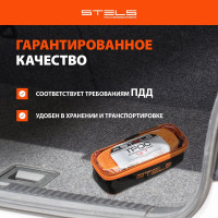 Буксировочный трос STELS 12 тонн 2 петли сумка на молнии 54384
