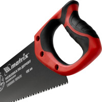 Ножовка по дереву 400 мм,7-8 TPI, зуб-3D, каленый зуб,тефл.покр.полотна, 2-х комп..рук-ка MATRIX 23549