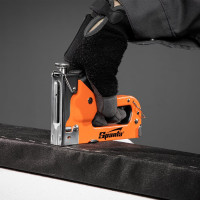 Набор SPARTA степлер мебельный регулируемый, скобы 500 шт, рулетка 2 м, тип скобы 53, 6-14 мм  42003