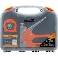 Набор SPARTA степлер мебельный регулируемый, скобы 500 шт, рулетка 2 м, тип скобы 53, 6-14 мм  42003