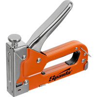 Набор SPARTA степлер мебельный регулируемый, скобы 500 шт, рулетка 2 м, тип скобы 53, 6-14 мм  42003