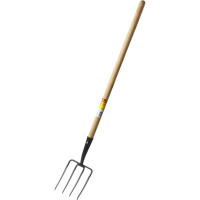 Садовые кованые вилы с черенком 180х220x1300мм Grinda 39721