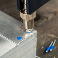 Заклепки RAL 5005 (4.0х10 мм; синий) 50 шт. MATRIX 40686