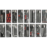 Инструментальная тележка 4 секции в комплекте с набором инструментов 279шт JTC-5021+279