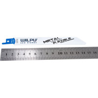 Полотно по металлу 3014/150 Bi-metal (5 шт; 150х19х0.9 мм; 130 мм; 18 TPI) WILPU 1441500005