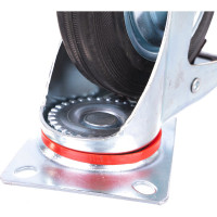 Колесо промышленное поворотное с тормозом Longway SCB63