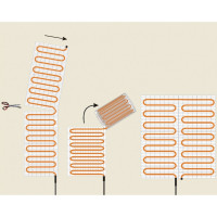 Нагревательный мат Warmstad  WSM 100 Вт/0,65 кв.м 2206160