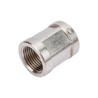 Муфта 3/8 никелированная Uni-Fitt 602N1100