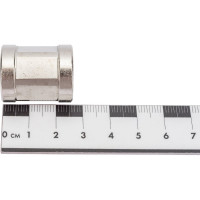 Муфта 3/8 никелированная Uni-Fitt 602N1100