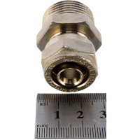 Обжимная муфта - Н 16х3/4 никелированная Uni-Fitt 662N6300