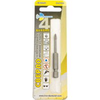 Сверло по керамограниту, керамике и стеклу TRIO-DIAMOND квадро 4 мм 440004