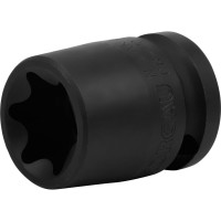 Головка торцевая ударная для наружного TORX, тип N19TXK-E24 (1/2", 24 мм) NORGAU 064049024