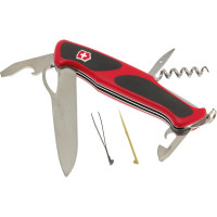 Нож Victorinox RangerGrip 55 130 мм, 12 функций, красный 0.9563.C