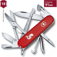 Швейцарский нож Victorinox Fisherman красный 1.4733.72