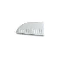 Черный нож Santoku с рифленым лезвием 17 см в картонном блистере Victorinox 6.8523.17B