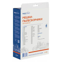 Мешок-пылесборник синтетический для пылесосов PANASONIC (4 шт.) EURO CLEAN E-14/4