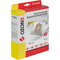 Мешки-пылесборники синтетические для пылесосов AEG (5 шт.) OZONE M-40