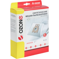 Мешки-пылесборники синтетические для пылесосов HOOVER (5 шт.) OZONE M-28