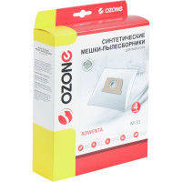 Мешки-пылесборники синтетические для пылесосов ROWENTA (4 шт.) OZONE M-31 