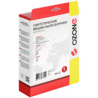 Мешки-пылесборники синтетические для пылесосов ROWENTA (5 шт.) OZONE M-12