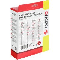 Мешки-пылесборники синтетические для пылесосов ZELMER (5 шт.) OZONE многослойные . M-37