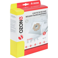 Мешки-пылесборники синтетические для пылесосов ZELMER (5 шт.) OZONE многослойные . M-37