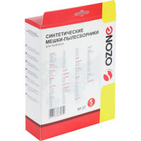 Мешки-пылесборники синтетические для пылесосов ZELMER (5 шт.) OZONE многослойные . M-37