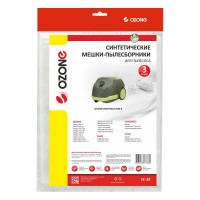 Мешки-пылесборники синтетические для пылесосов ZELMER (3 шт.) OZONE SE-38