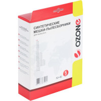 Мешки пылесборники для пылесоса LG, OZONE 5 шт., синтетические, многослойные . M-46