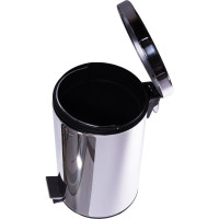 Ведро из нержавеющей стали Nofer 12 л, с педалью 09100.12.B