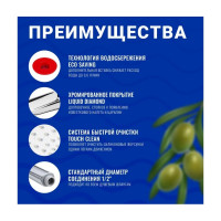 Лейка для душа OLIVE'S 3 режима с системой Touch Clean D133