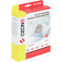 Мешки-пылесборники синтетические для пылесоса ZELMER (4 шт.) OZONE M-54
