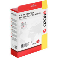 Мешки-пылесборники для пылесоса PHILIPS (5 шт.) OZONE синтетические, многослойные, подходят: GOLDSTAR . M-55