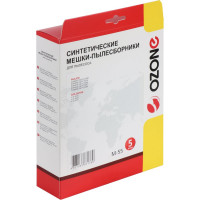 Мешки-пылесборники для пылесоса PHILIPS (5 шт.) OZONE синтетические, многослойные, подходят: GOLDSTAR . M-55