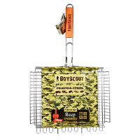 Универсальная большая решетка-гриль BOYSCOUT + веер 61304