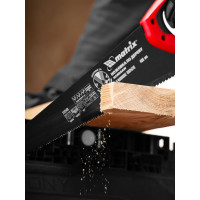 Ножовка по дереву 400 мм,7-8 TPI, зуб-3D, каленый зуб,тефл.покр.полотна, 2-х комп..рук-ка MATRIX 23549