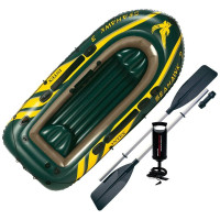 Надувная лодка Intex Seahawk 3 Set до 360 кг 295x137x43 см + весла/насос 68380