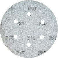 Диск шлифовальный KM10 (10 шт; 150 мм; P80; 6 отверстий; Velcro) БАЗ 960000141990