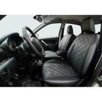 Авточехлы Rival Ромб (40/60) Datsun on-DO 14-20/Lada Granta 11-/Kalina Cross 14-18, SC.6001.2