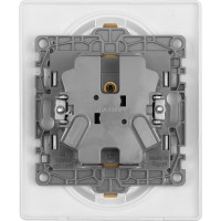 Накладка Legrand на стык профиля на защелках для односекционных кабель-каналов DLP 50х105 белый 010696