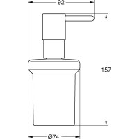Дозатор жидкого мыла GROHE Essentials 40394001