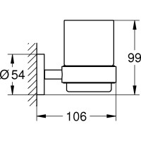 Стакан GROHE Essentials 40447001